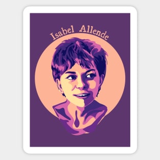 Isabel Allende Portrait Sticker